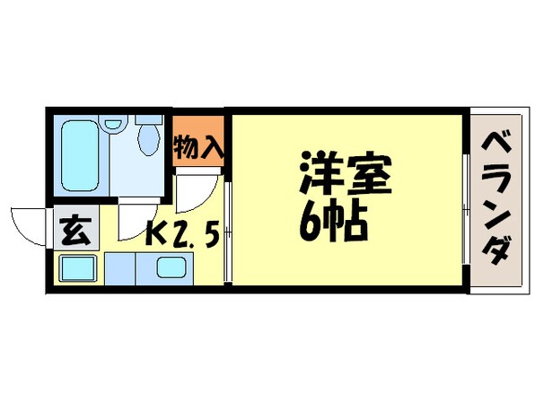 メゾンモナミの物件間取画像